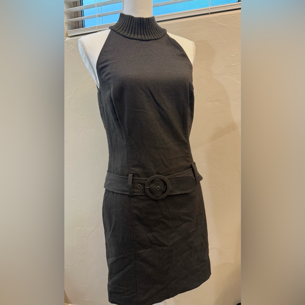 Gianni Bini zip-up cardigan in a dark brown